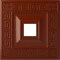 Ekena Millwork Eris Ceiling Medallion (Fits Canopies up to 9 7/8"), 18"W x 18"H x 3 1/2"ID x 1 1/8"P, Firebrick CM18ERFIF - alternate 1